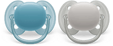 Avent ultra soft Pacifier Soother 6-18 m Boy x 2 - Mari Kali Stores Cyprus